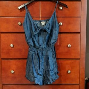 Chambray Romper